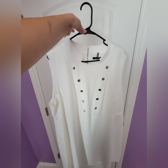 Plus size Tommy hilfiger womens mock collar sleeveless dress size 24w in… - Picture 8 of 11